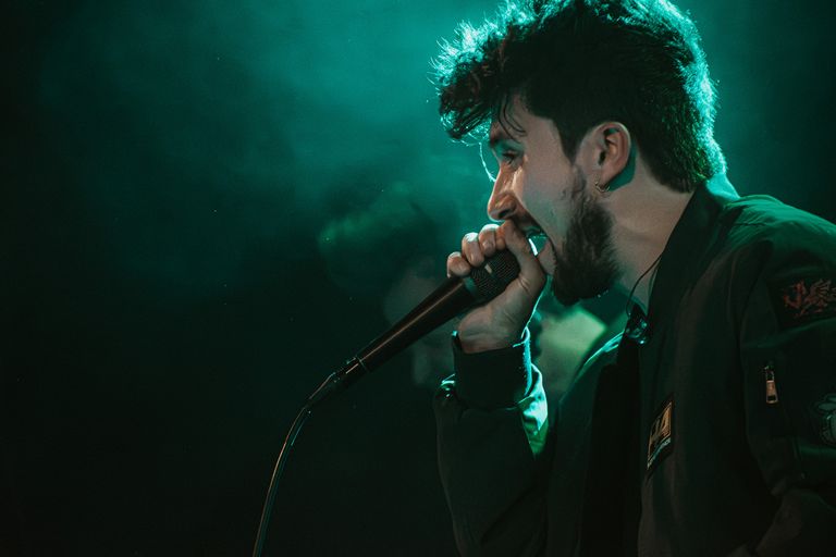 Holding Absence performing live in Adelaide at Lion Arts Factory